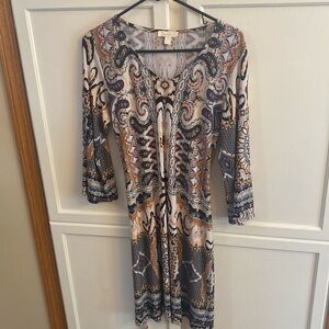 Boho Print Dress By Prelude Size Small
